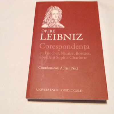 LEIBNIZ OPERE CORESPONDENTA,RF11/2 foto