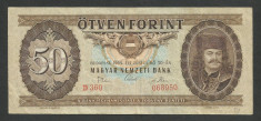 UNGARIA 50 FORINT FORINTI 1969 [1] P - 170 b , F foto