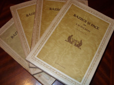 L. N. TOLSTOI - RAZBOI SI PACE ( 4 vol, editie de colectie, cu ilustratii ) foto