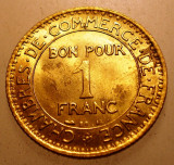 A.299 FRANTA 1 FRANC 1921 XF/AUNC, Europa, Bronz-Aluminiu