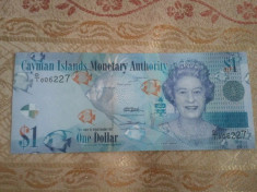 Insulele Cayman 1 dollar 2010, UNC foto