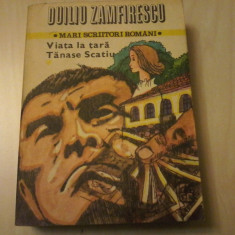 Duiliu Zamfirescu -Viata la tara – Tanase Scatiu – La razboi