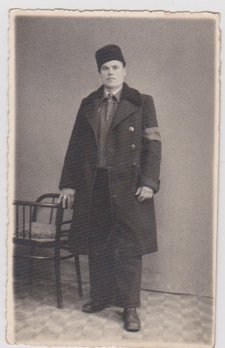 CARTE POSTALA-PORTRET DE FUNCŢIONAR
