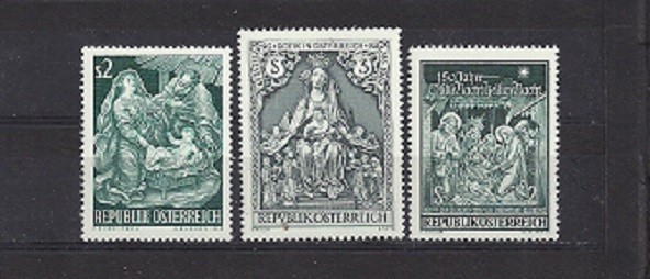 AUSTRIA &ndash; CRACIUN, 3 serii MNH, SA11