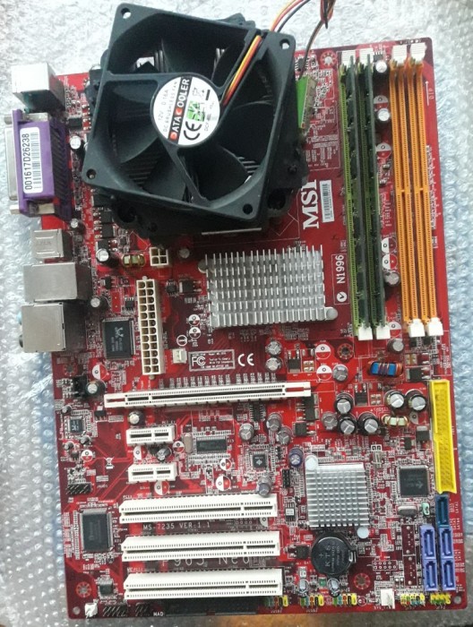Kit 775 Complet MSI P965 Neo + Core 2 Duo E4500 + Cooler + 2GB DDR2 foto mare Kit 775 Complet MSI P965 Neo + Core 2 Duo E4500 + Cooler + 2GB DDR2 foto mare