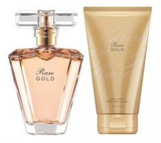 Apa de parfum Rare Gold 50 ml + lotiune de corp AVON foto