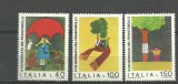 ITALIA 1976 - PICTURA COPII, serie nestampilata, SA2, Nestampilat