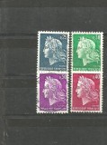 FRANTA 1967 - MARIANNE ( de CHEFFER ), serie stampilata, SA4
