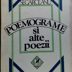 ION SEGARCEANU - POEMOGRAME SI ALTE POEZII (editia princeps, 1986)