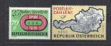 AUSTRIA &ndash; HARTA CODURI POSTALE, PRONOSPORT, serii MNH, SA1, Nestampilat