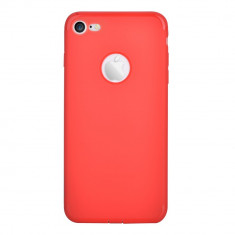 Carcasa protectie spate din gel TPU pentru iPhone 8 / iPhone 7, rosie foto