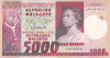 Bancnota Madagascar 5.000 Franci=1.000 Ariary (1974) - P66 UNC