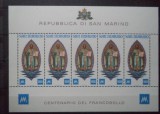 SAN MARINO 1977 &ndash; PICTURA RELIGIOASA, bloc MNH, SA19