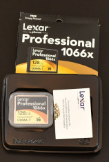 Card memorie CF Lexar Professional 128GB foto