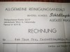 Act vechi-Rechnung August Prasch-1947 Wien. Combatere daunatorilor-Dezinsectia.