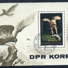 KOREA 1984 – PASARI DE PRADA, Colita stampilata, SA13