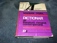 MARIAN POPA - DICTIONAR DE LITERATURA ROMANA CONTEMPORANA foto