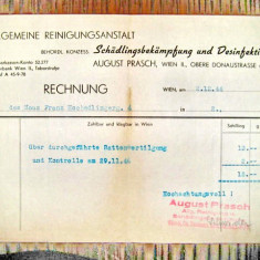 Act vechi-proiect Lege-Rechnung August Prasch Wien 1946-cca 20_15 cm.