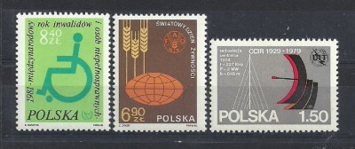 POLONIA &amp;ndash; ANIVERSARI, serii nestampilate, SA26 foto