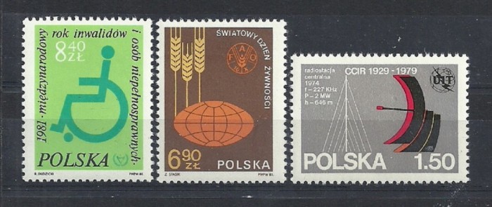POLONIA &ndash; ANIVERSARI, serii nestampilate, SA26