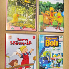 Set 4 Dvd Jocuri Copii Germania folosite.