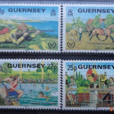 GUERNSEY 1981 – RECUPERAREA PERSOANELOR CU HANDICAP, serie MNH, SA15