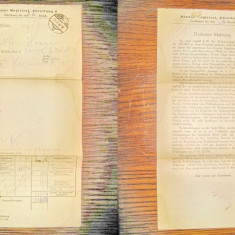 Act vechi Departament Wiener Magistrat Abteilung-1947. Format A4, 30_15 cm.