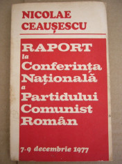 RWX 20 - DOCUMENTE ALE PARTIDULUI COMUNIST ROMAN - 1977 - PIESA DE COLECTIE! foto
