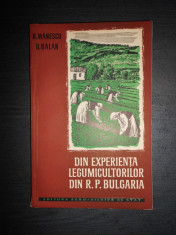 B. MANESCU, D. BALAN - DIN EXPERIENTA LEGUMICULTORILOR DIN R. P. BULGARIA foto