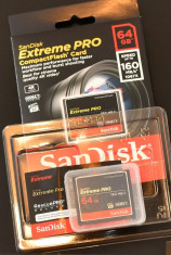 Card memorie CF marca SanDisk 64GB foto