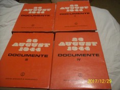 23 august- 1944- documente 4 volume -1984-1985 foto