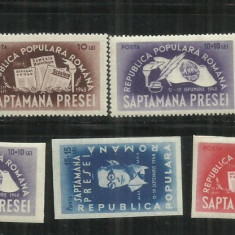 ROMANIA 1948 - SAPTAMANA PRESEI DEMOCRATE, MNH - LP 242