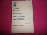 Geneza romanului rom&acirc;nesc / anton Cosma