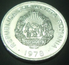 Moneda 5 Lei - RS ROMANIA, anul 1978 *cod 5077 - UNC DIN FASIC foto