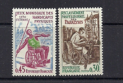 FRANTA &amp;ndash; PERSOANE CU HANDICAP, timbre MNH, SA32 foto