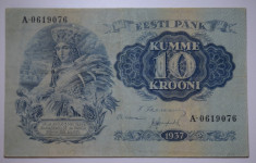 Estonia 10 krooni 1937 XF foto