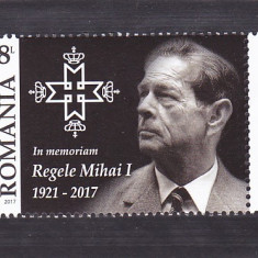 REGELE MIHAI 2017,MNH ROMANIA.