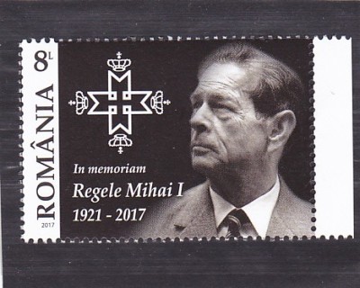 REGELE MIHAI 2017,MNH ROMANIA. foto