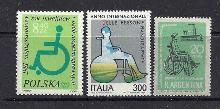 ANUL INTERNATIONAL AL PERSOANELOR CU HANDICAP, TIMBRE MNH, SA32