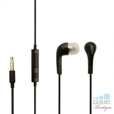 Casti Handsfree Samsung i9300 Galaxy S3 Stereo Negre Originale foto