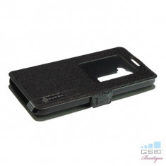 Husa Flip Cover S-View LG G2 mini D618 Neagra foto