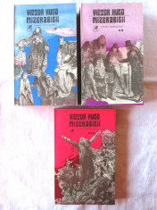 &amp;quot;MIZERABILII&amp;quot;, 3 vol., Victor Hugo, 1981. Carti absolut noi foto