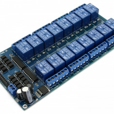 Releu 16 canale / 5V relay 16 channels LM2576 Arduino, relee (r.565)