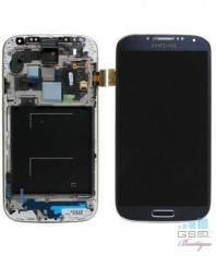 Display Samsung Galaxy S4 i9500 cu Touchscreen si Rama Albastru foto