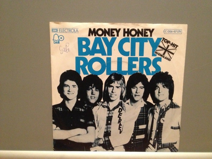 BAY CITY ROLLERS - MONEY HONEY (1975/BELL/RFG) - Vinil Single &#039;7/Impecabil