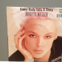 BRIGITTE NIELSEN - EVERY BODY TELLS A ... (1987/TELDEC/RFG) - Vinil Single '7/NM