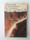 Materiale si amestecuri de formare pentru turnatorii/1971