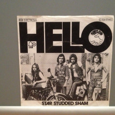 HELLO- STAR STUDDED SHAM/JENNY DREAM(1976/EMI/RFG) - Vinil Single '7/Impecabil