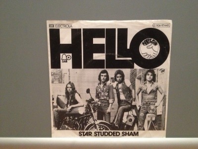 HELLO- STAR STUDDED SHAM/JENNY DREAM(1976/EMI/RFG) - Vinil Single &amp;#039;7/Impecabil foto