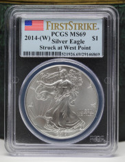 United States / 2014-W Silver Eagle - First Strike / 1 OZ PCGS MS69 foto